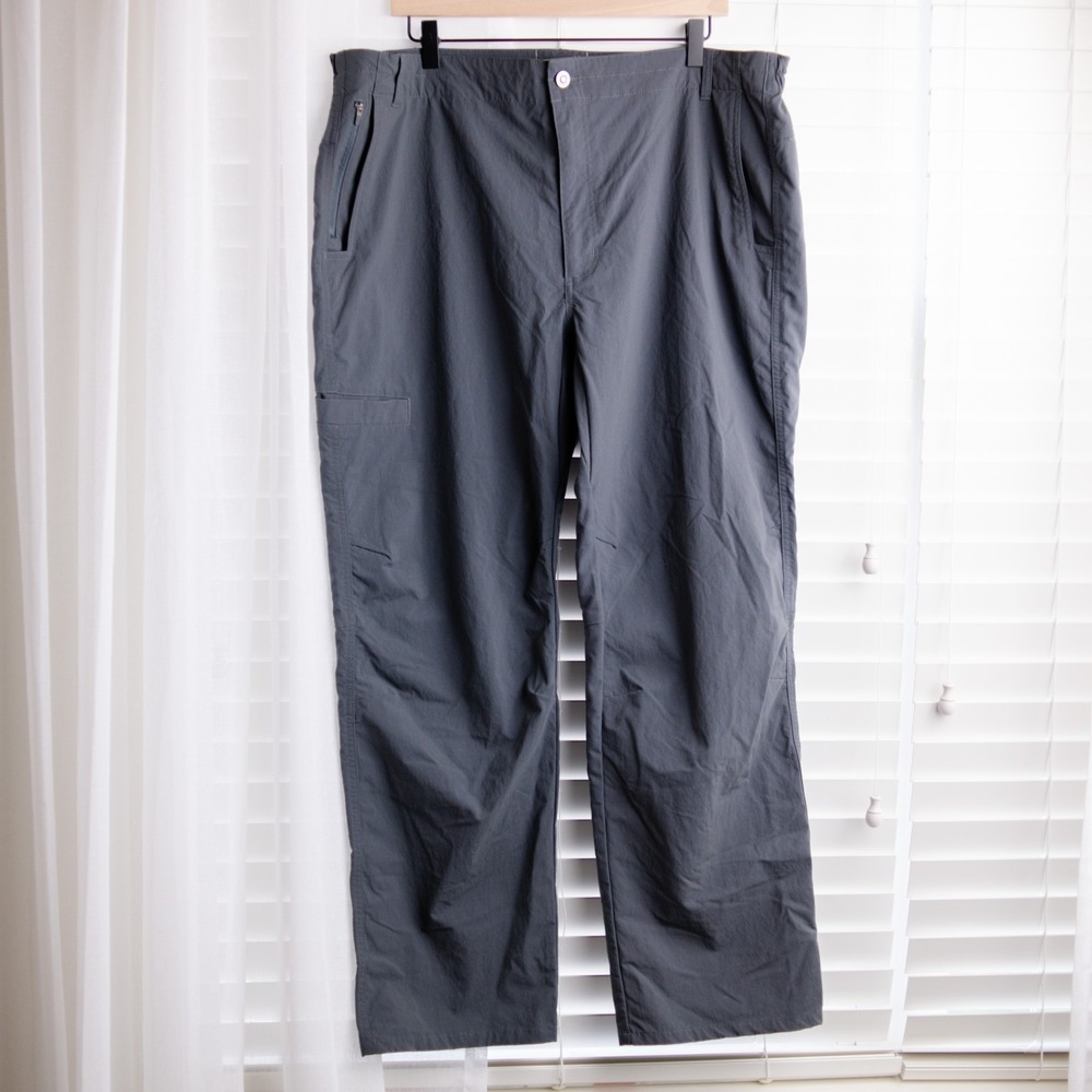 Duck Camp Cargo Pants Men's‎ XL Dark Gray Nylon Stretch Utility